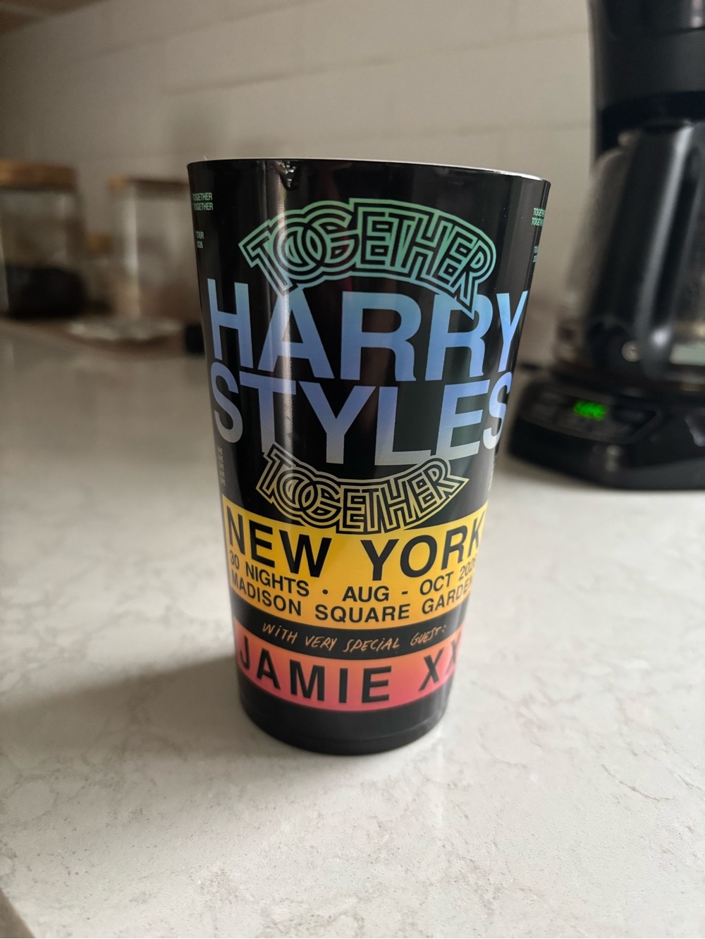 Harry Styles Together Together Tour New York Black Concert Tumbler